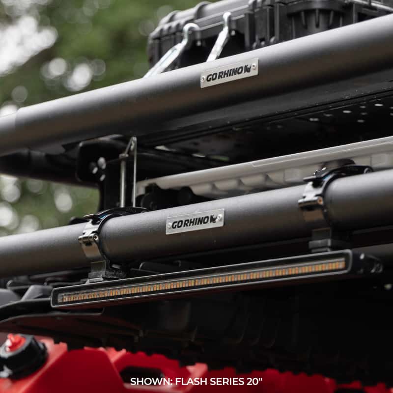 Go Rhino — Go Rhino Xplor Flash Series Sgl Multi Function LED Light Bar (Track Mount) 10in. - Blk
Flash - 10" LightBar - view 11