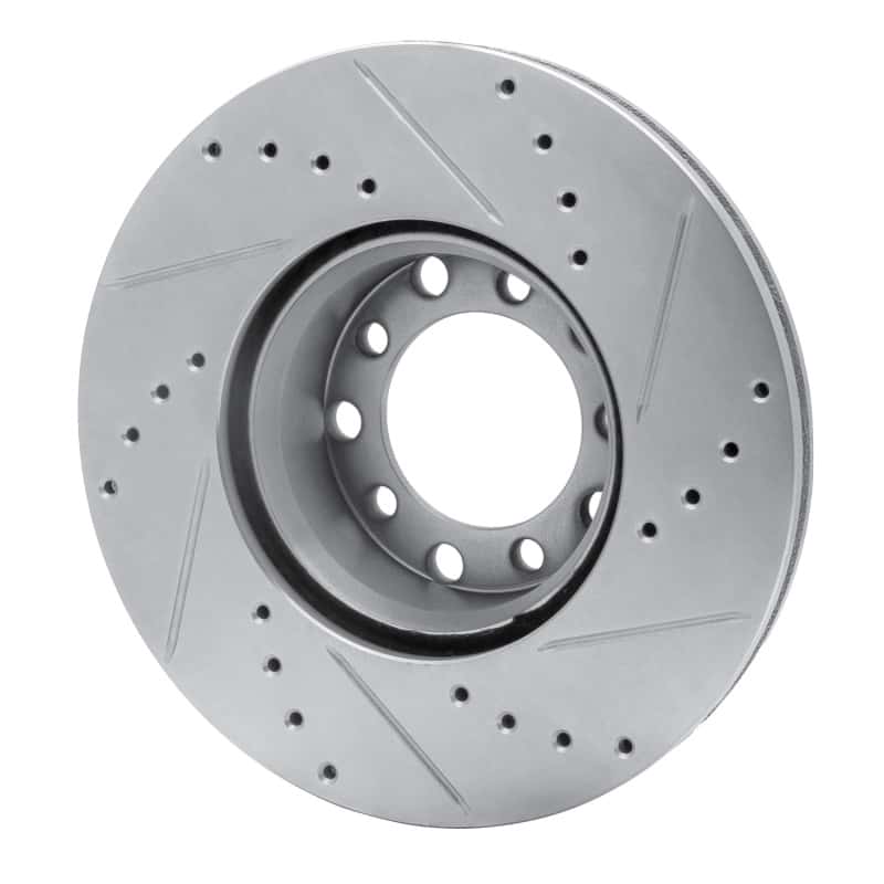 R1 Concepts — R1 72-74 Mercedes-Benz 350SL Front Left Drilled & Slotted Silver Brake Rotor
R1 Brake Rotor Drill - view 4