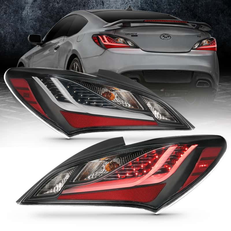 ANZO — ANZO 10-13 Hyundai Genesis 2DR LED Taillights Smoke
Tail Light Set
LED Taillights - view 1