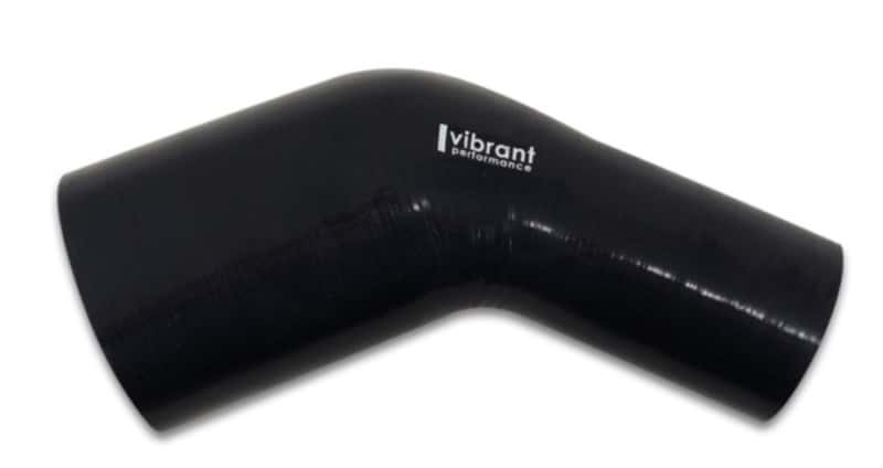 Vibrant — Vibrant 3.50in ID x 3.25in ID Gloss Black Silicone 45 Degree Transition Elbow
3.25x3.5"ID45DegTrsn
Hose Coupler - view 3