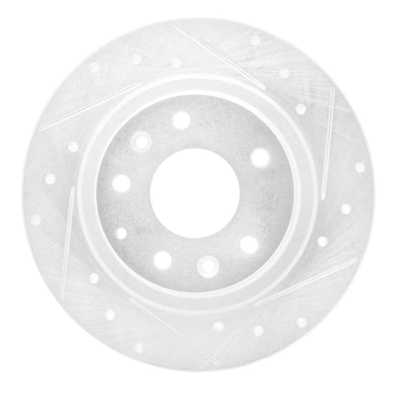 R1 Concepts — R1 16-18 Mazda CX-3 Rear Right Drilled & Slotted Silver Brake Rotor
R1 Brake Rotor Drill - view 1