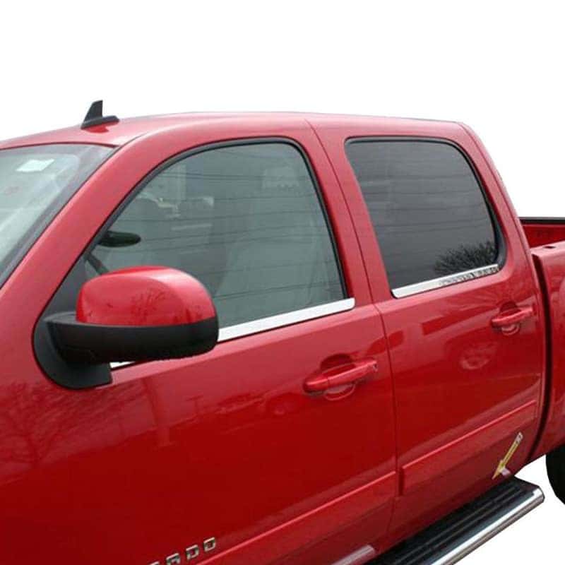 Putco — Putco 14-14 Chevrolet Silverado HD - Ext Cab - Stainless Steel Window Trim Accents
Window Trim - view 2