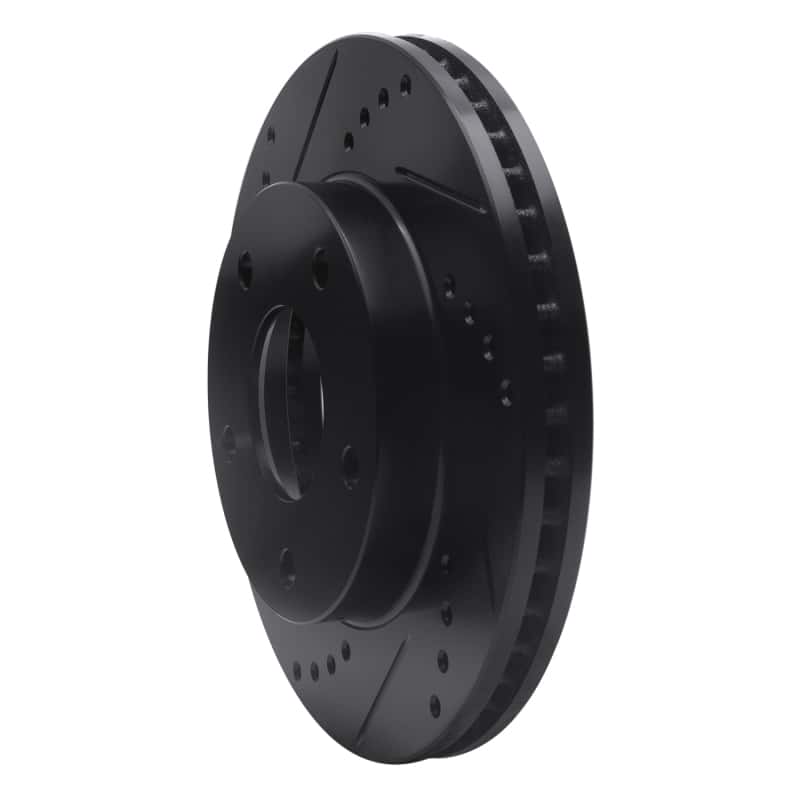 R1 Concepts — R1 79-98 Buick Riviera Front/Rear Left Drilled & Slotted Black Brake Rotor
R1 Brake Rotor Drill - view 2