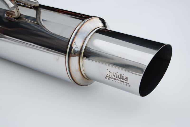 Invidia — Invidia 2022+ Subaru WRX N1 Twin Outlet Single Layer SS Tip Cat-Back Exhaust - view 9