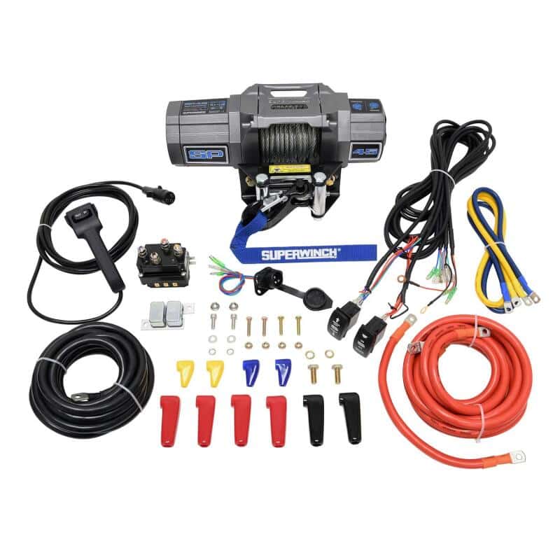 Superwinch — Superwinch 4500 LBS 12V DC 15/64in x 40ft Steel Rope Roller Fairlead SP 45 Winch - view 4