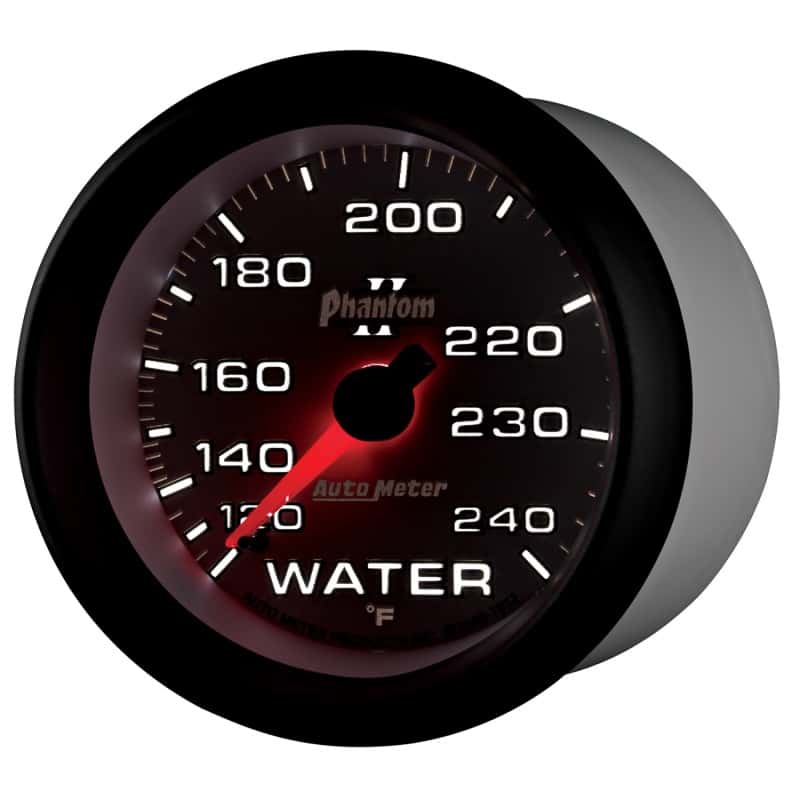 AutoMeter — Autometer Phantom II 2-5/8in 120-240 Degree F Mechanical Water Gauge
2-5/8" WATER TEMP, 1 - view 9