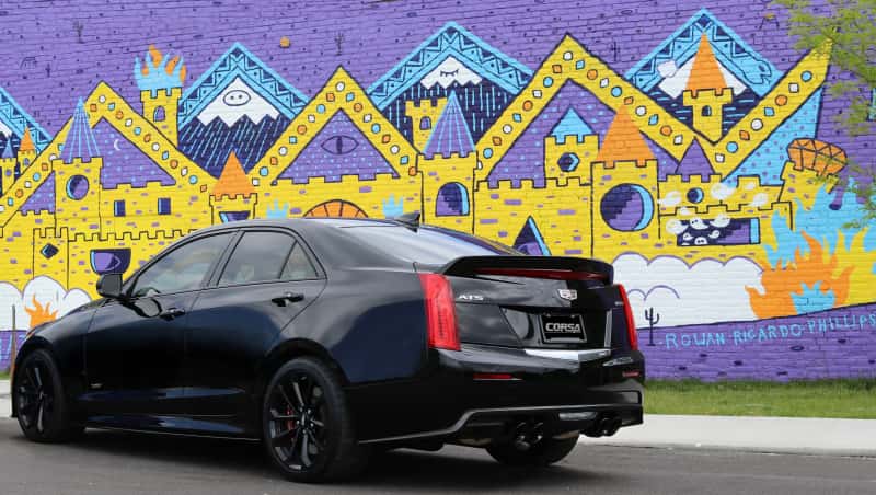 CORSA Performance — Corsa 2016-2019 Cadillac ATS-V 3.6T 4in Black Sport Axle-Back Exhaust
Exhaust - view 5