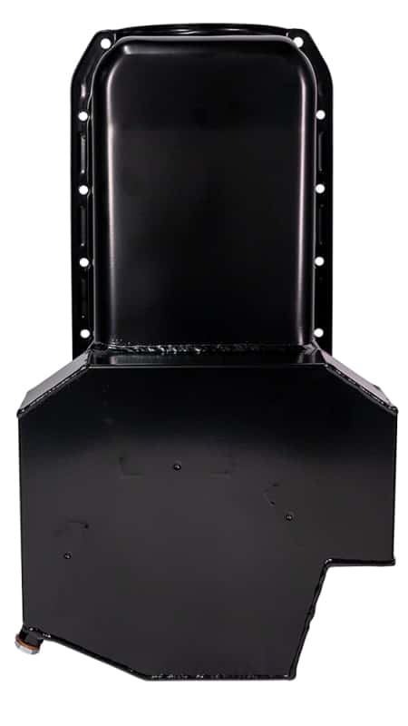 Moroso — Moroso Pre-80 Chevrolet Small Block (w/2 Pc Seal) Road Race Wet Sump 7qt 7.5in Steel Oil Pan - Black - view 3