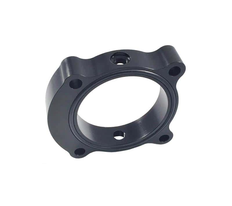 Torque Solution — Torque Solution Throttle Body Spacer Hyundai Sonata 2.0T  - Black - view 2