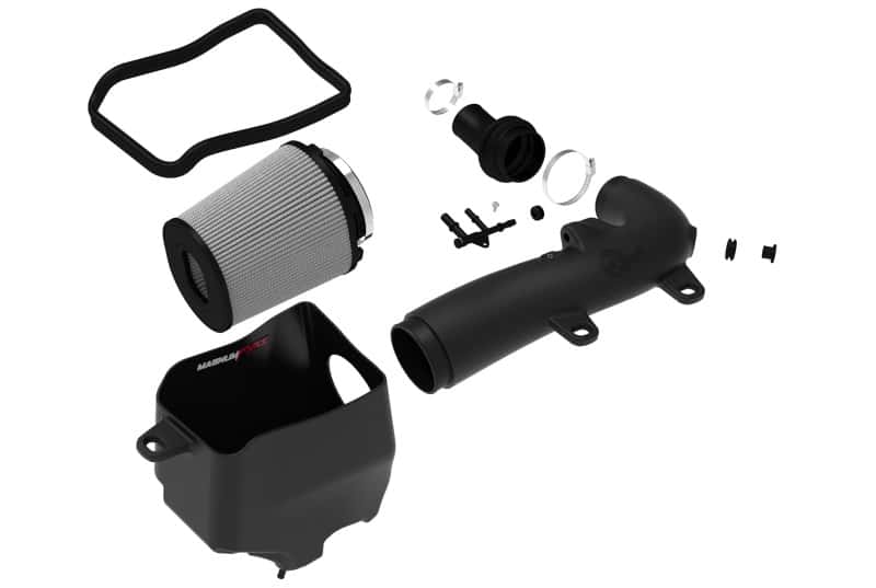 aFe — aFe 24-25 Jeep Wrangler JL 4XE L4 2.0L Magnum FORCE Stage-2 Cold Air Intake w/ Pro DRY S Filter
Magnum FORCE Intake - view 2
