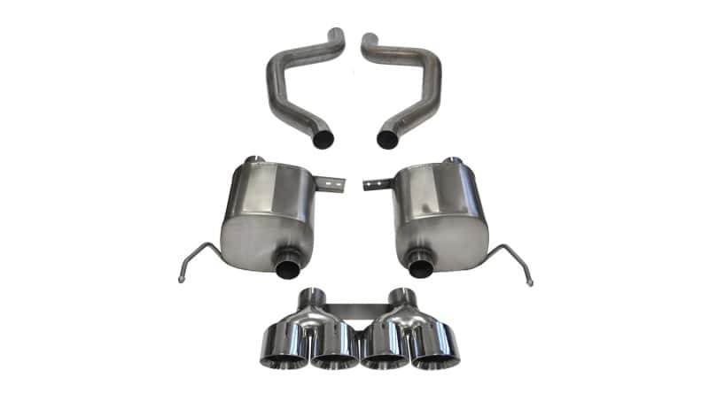 CORSA Performance — Corsa 17-19 Chevy Corvette Z06 (Grand Sport Only) 3in Axle Back Xtreme Exhaust Pol Quad 4.5in Tip
Exhaust - view 3