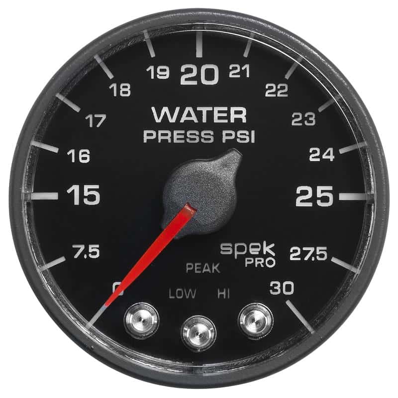 AutoMeter — Autometer Spek-Pro - Nascar 2-1/16in Water Press 0- 30 psi Bfb
GA 2" WP 30 BFB SPEK - view 2
