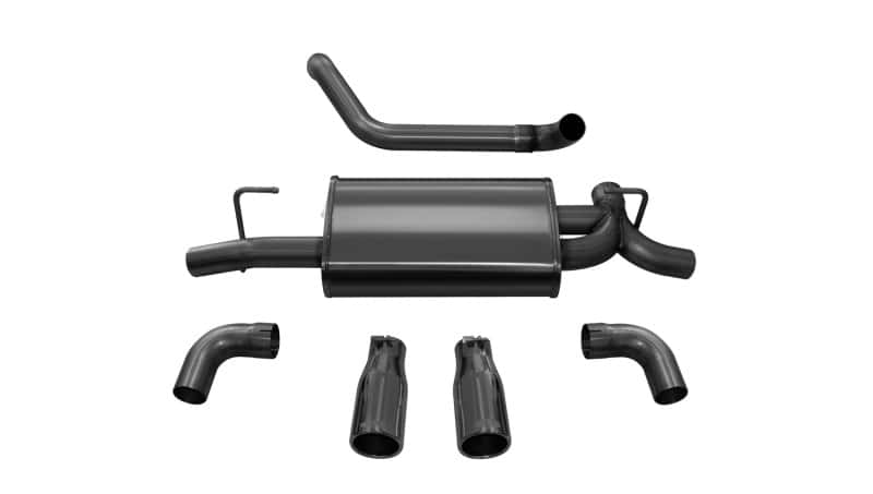 CORSA Performance — Corsa 2018-2025 Jeep Wrangler JL 2.5in Dual Rear Exit Black Tips Sport Axle-Back Exhaust
cor21014BLK
Exhaust - view 4