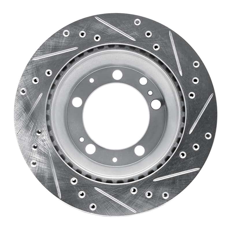 R1 Concepts — R1 87-89 Porsche 944 Except Turbo Rear Left Drilled & Slotted Silver Brake Rotor
R1 Brake Rotor Drill - view 5