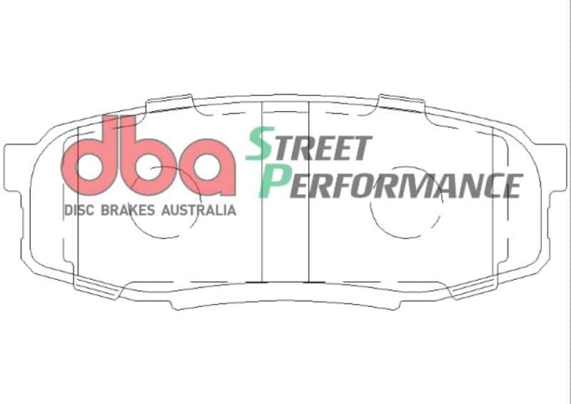 DBA — DBA 08-19 Lexus LX570 SP Performance Rear Brake Pads
Brake Pad - view 8