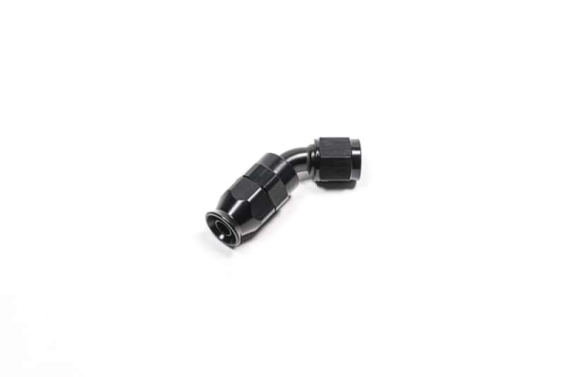 Radium Engineering — Radium Engineering -6AN 45 Degree PTFE Hose End - Black - view 1
