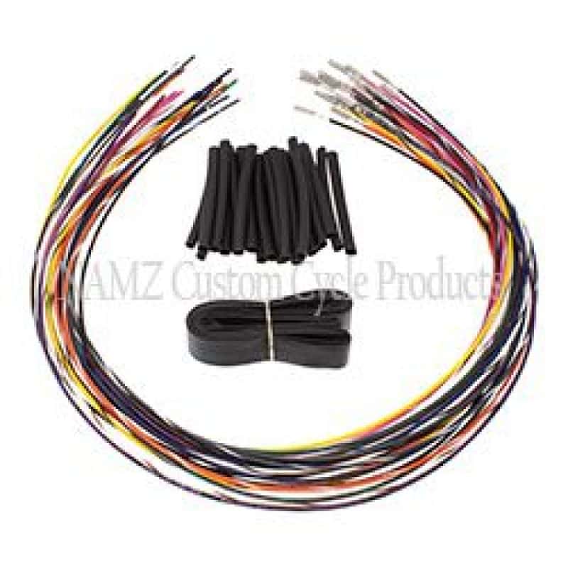NAMZ — NAMZ 96-06 Baggers Handlebar Switch Wire Extensions 24in. (Cut & Solder / Fits Up to 20in. Apes) - view 2
