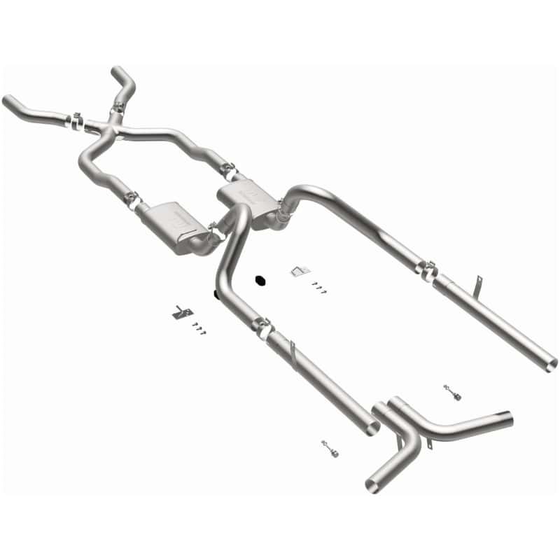 Magnaflow — MagnaFlow Sys C/B 55-57 Chevy Bel Air V8 3inch
Crossmember-Back
Cat-Back - view 1