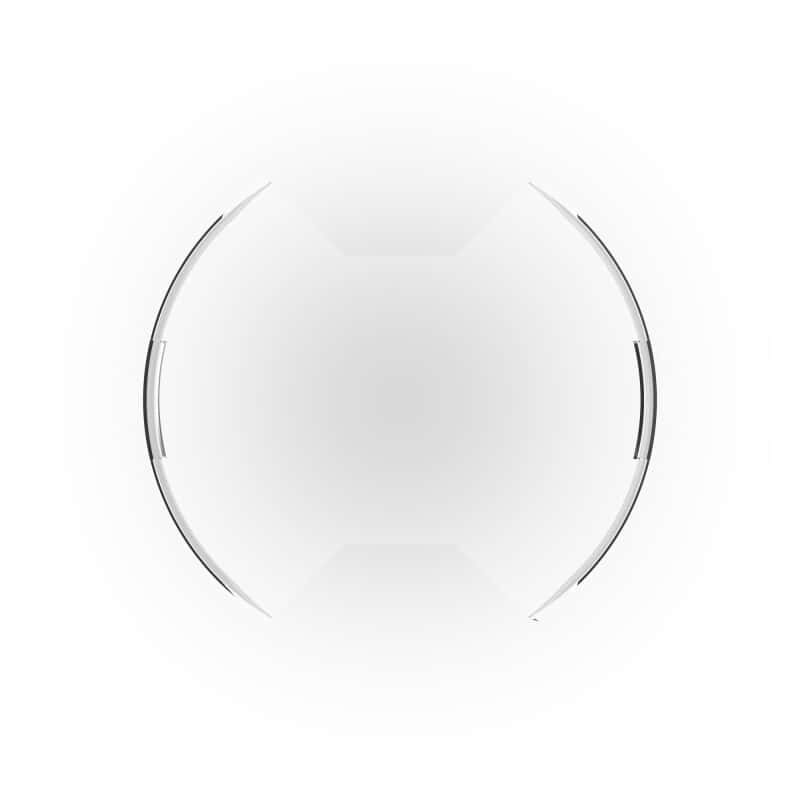 KC HiLiTES — KC HiLiTES SlimLite 8in. LED Light Shield (Shield Only) - Clear - view 1