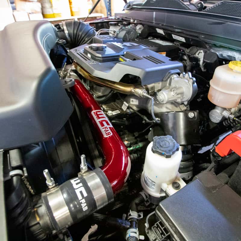 Wehrli — Wehrli 19-23 Cummins 6.7L Upper Coolant Pipe - WCFab Grey
Clnt pipe 19-24 GRY - view 3