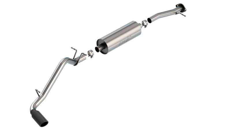 Borla — Borla 15-21 Chevrolet Colorado S-Type Cat-Back Black Chrome Tips
Cat-Back System - view 1