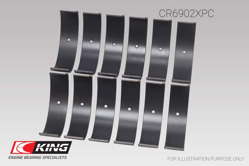 King Engine Bearings — King Engine Bearings Nissan VQ35HR/VQ37VHR/VR30DTT pMaxKote Rod Bearing Set - Size STD - view 3