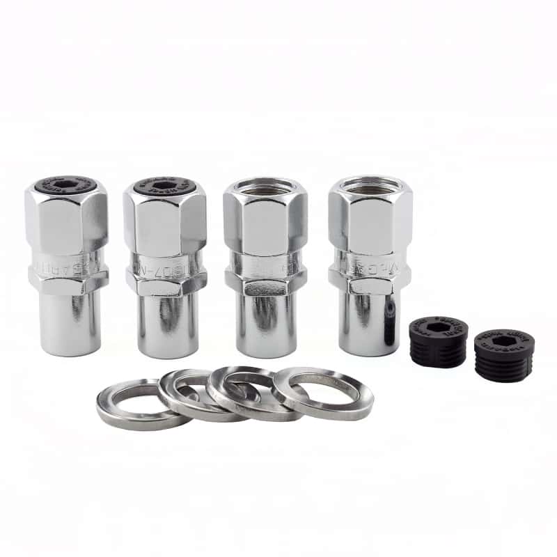 McGard — McGard Hex Lug Nut (Drag Racing Reg. Shank) 1/2-20 / 13/16 Hex / 1.86in. Length (4-Pack) - Chrome - view 5