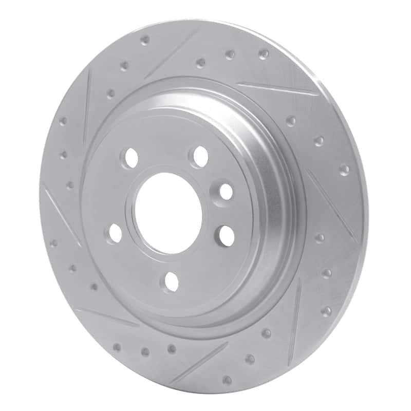 R1 Concepts — R1 07-18 Volvo V60 Cross Country Rear Left Drilled & Slotted Silver Brake Rotor
R1 Brake Rotor Drill - view 2