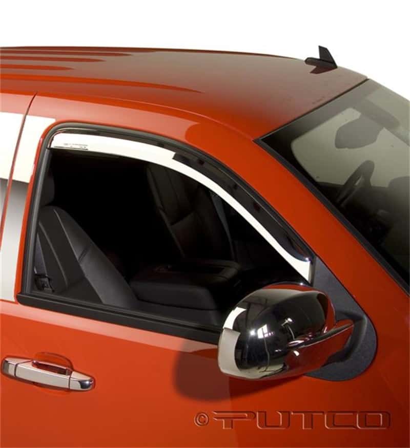 Putco — Putco 14-14 Chevrolet Silverado HD - Crew Cab (Front Only) Element Chrome Window Visors
Side Window Vent - view 3