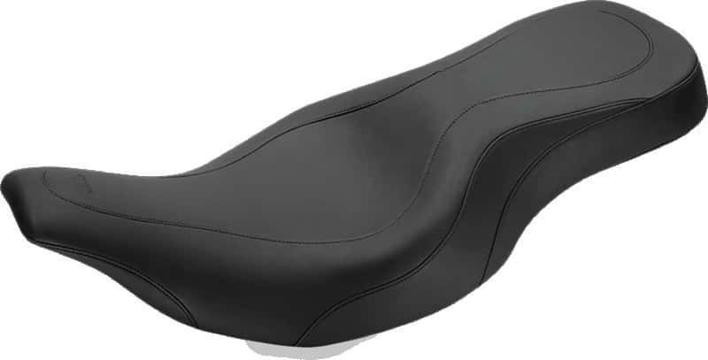 Mustang Motorcycle — Mustang 97-07 Harley Electra Glide, Rd Glide Wide Tripper 1PC Seat - Black - view 2