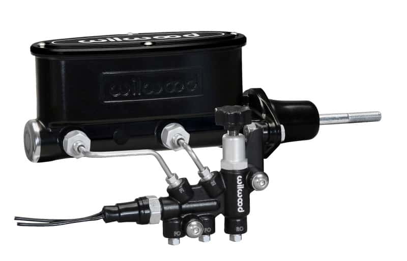 Wilwood — Wilwood HV Tandem M/C Kit w L/H Bracket & Prop Valve - 7/8in Bore Black-W/Pushrod
M/C,TANDEM KIT - view 2