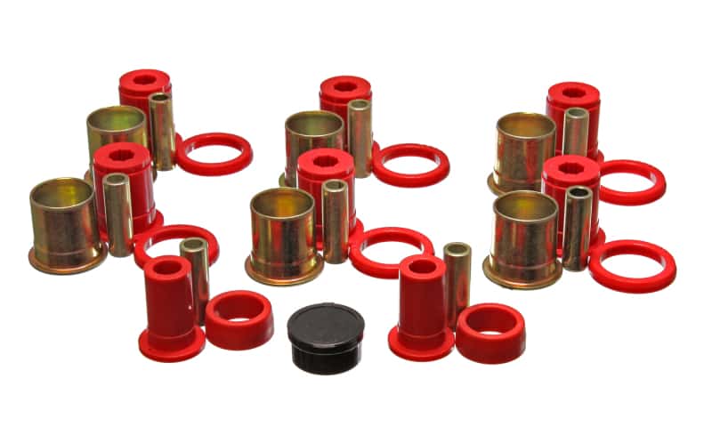 Energy Suspension — Energy Suspension GM Control Arm W/Thrust Washer - Red
CntrlArmBshngKt - view 4
