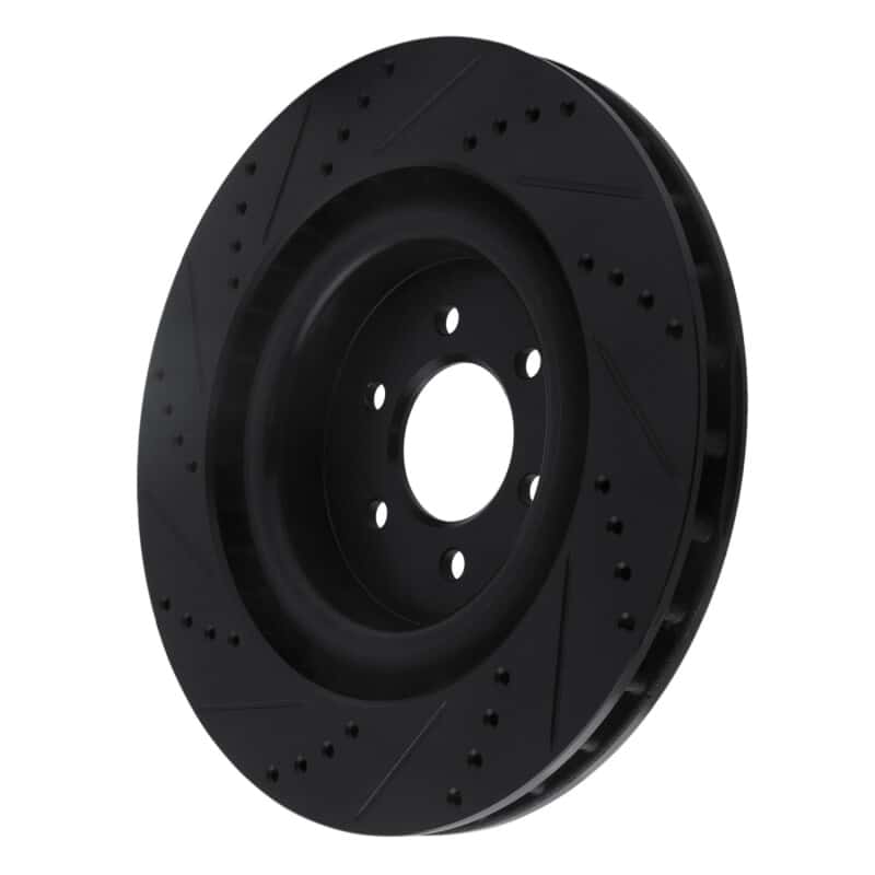 R1 Concepts — R1 03-17 Dodge Viper Rear Right Drilled & Slotted Black Brake Rotor
R1 Brake Rotor Drill - view 4