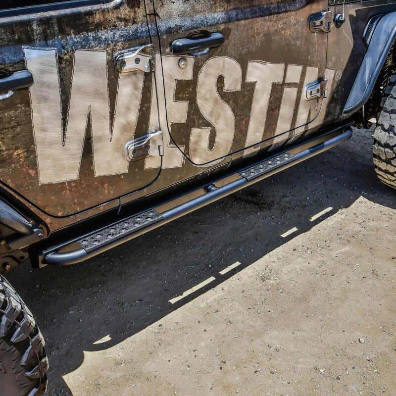 Westin — Westin 18-23 Jeep Wrangler JL Unlimited 4dr Rock Slider - Textured Black
Rock Sliders - view 8