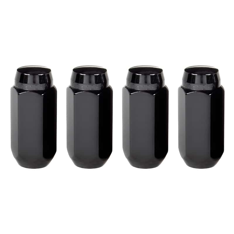 McGard — McGard Hex Lug Nut (Cone Seat) M14X1.5 / 22mm Hex / 1.945in. Length (4-Pack) - Black - view 1