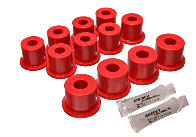Energy Suspension — Energy Suspension 80-86 Nissan 720 & Hardbody Pickup 2WD Red Rear Leaf Spring Bushing Set
Leaf Spring Bushing - view 1