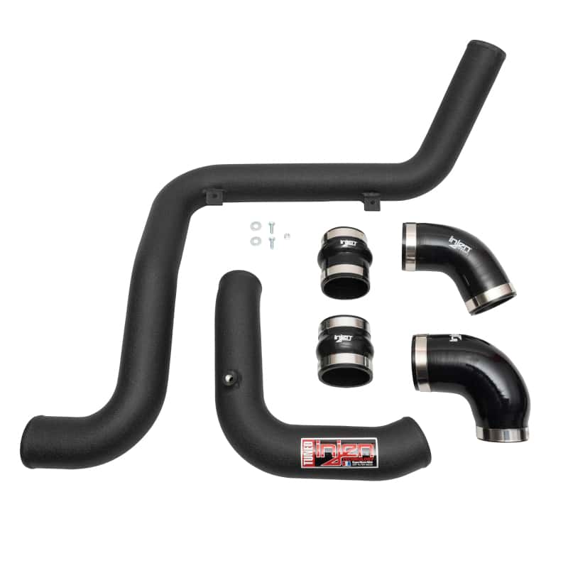 Injen — Injen 13-18 Ford Focus ST L4 2.0L Turbo SES Intercooler Pipes Wrinkle Black - view 2