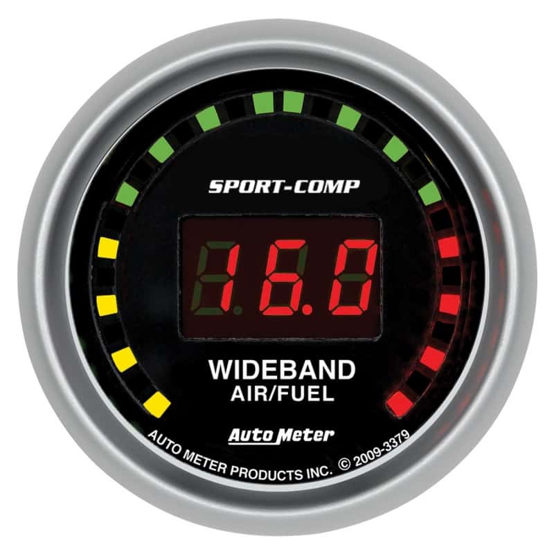 AutoMeter — Autometer Sport-Comp 52mm Digital Wideband Air/Fuel Ratio Street Gauge
2-1/16" WIDEBAND A/F - view 1