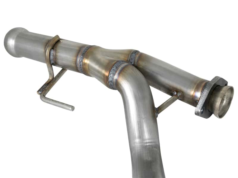 aFe — aFe POWER Twisted Steel Y-Pipe 2-1/4in 409 SS Exhaust System 2018 Jeep Wrangler (JL) V6-3.6L
Twisted Steel Y-Pipe - view 3