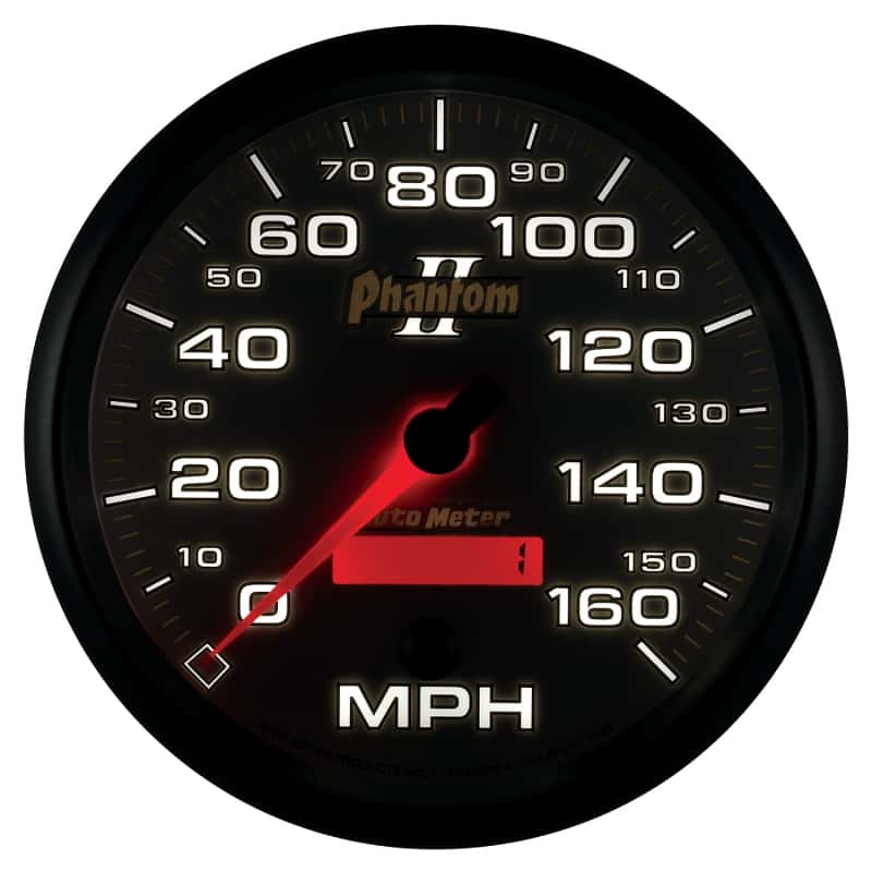 AutoMeter — Autometer Phantom II 5in Electrical Programmable Speedometer 150MPH
5" SPEEDO, 160 MPH, - view 10