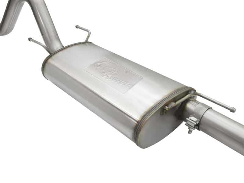 aFe — aFe MACHForce XP Cat-Back SS w/Black Tips 16 Toyota Tacoma V6-3.5L
Cat-Back Exhaust - view 3