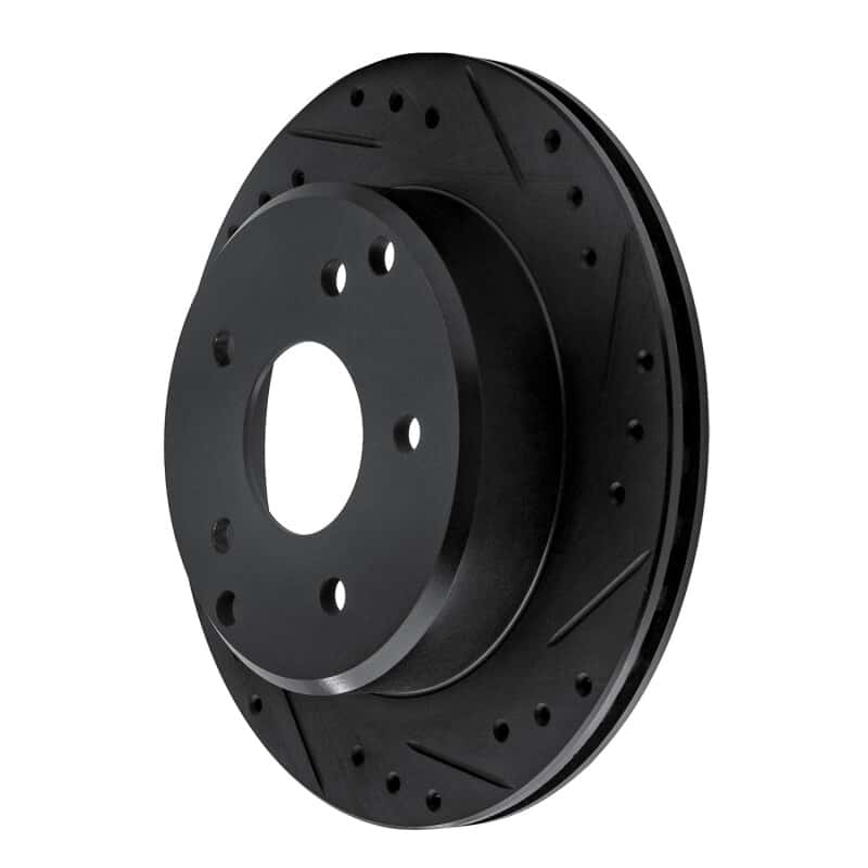 R1 Concepts — R1 84-87 Chevrolet Corvette Rear Right Drilled & Slotted Black Brake Rotor
R1 Brake Rotor Drill - view 2