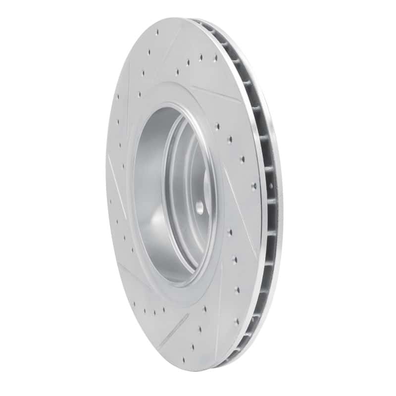 R1 Concepts — R1 07-08 BMW ALPINA B7 Rear Right Drilled & Slotted Silver Brake Rotor
R1 Brake Rotor Drill - view 4