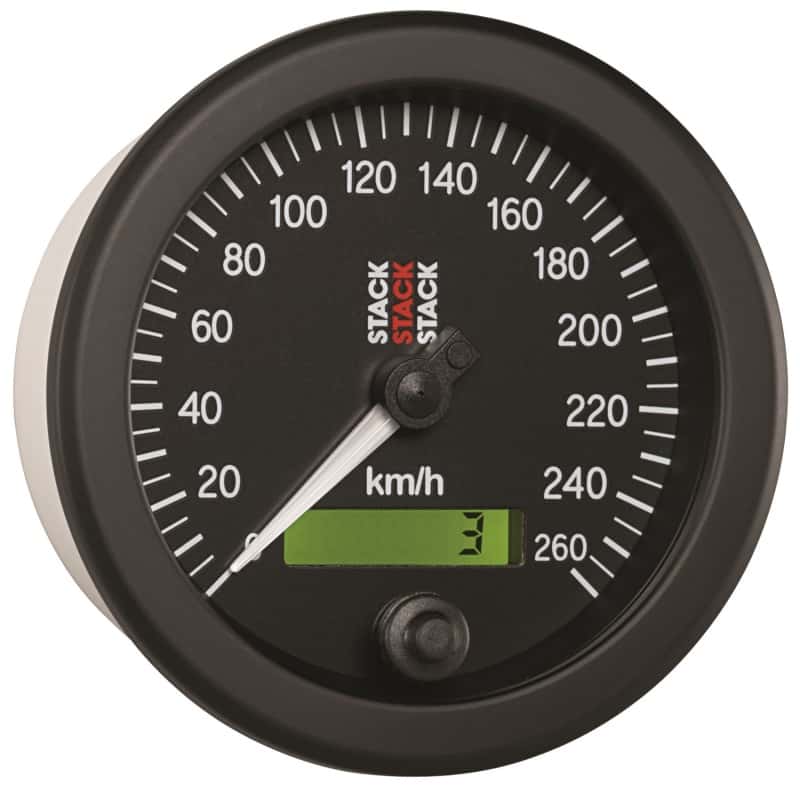 AutoMeter — Autometer Stack 88mm 0-260 KM/H Electronic Speedometer - Black
Spd Elec Blk 260km/h - view 5