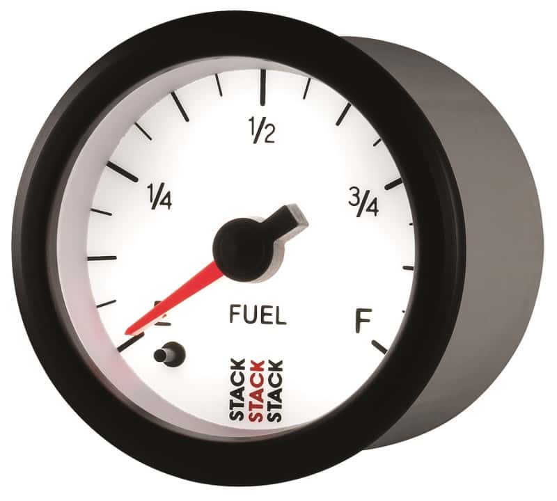AutoMeter — Autometer Stack 52mm 0-280 Ohm Programmable Pro Stepper Motor Fuel Level Gauge - White
Ga Fu ProStpr W Univ - view 3