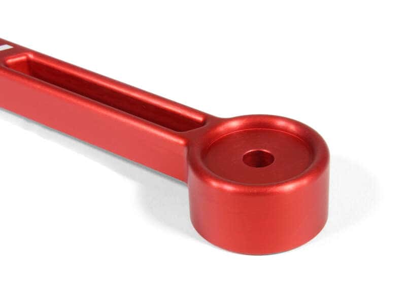 Perrin Performance — PERRIN 02-25 Subaru Impreza/WRX/STI & 13-26 Crosstrek/BRZ/FR-S/GR86/GR86 Battery Tie Down - Red - view 3