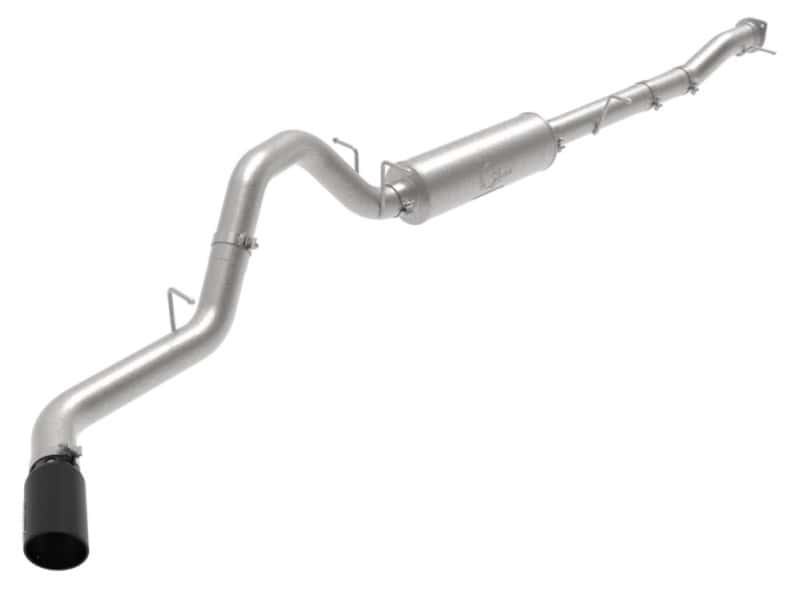 aFe — aFe Large Bore-HD 3in 409SS DPF-Back Exhaust System w/ Polished Tip RAM 1500 20-21 V6-3.0
DPF-Back Exhaust - view 3