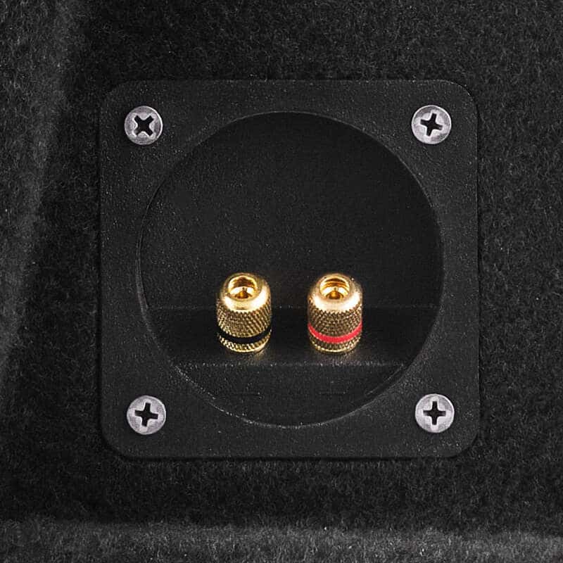 DS18 — DS18 Single 12in Shallow Subwoofer and Enclosure 350 Watts RMS Sealed Black Carpet - view 3