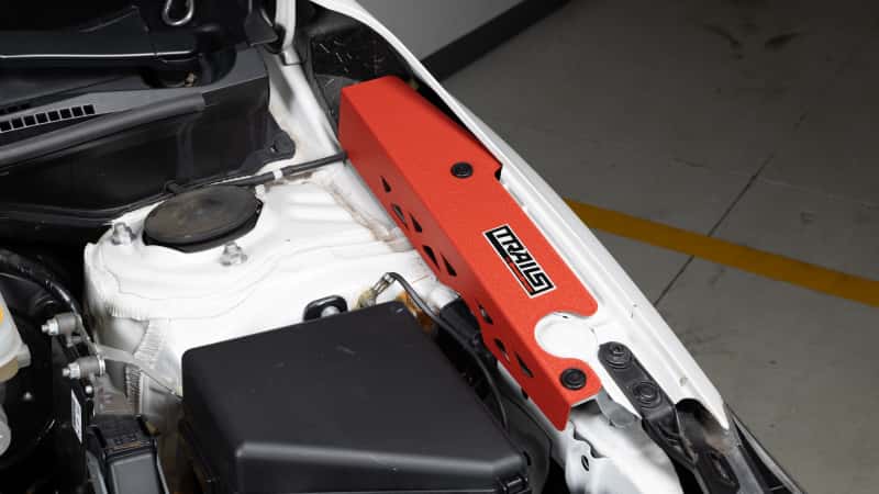 GrimmSpeed — GrimmSpeed 2018+ Subaru Crosstrek TRAILS Fender Shrouds - Red - view 5