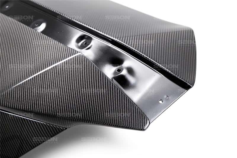 Seibon — Seibon 2016 Honda Civic 2 Door Coupe FC4 Carbon Fiber Gloss Finish Trunk Lid - view 11